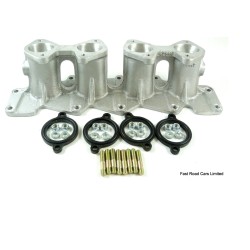 FORD ZETEC MANGOLETSI NEW INLET MANIFOLD 4286-45 WEBER 45 DCOE x2 with fit kit