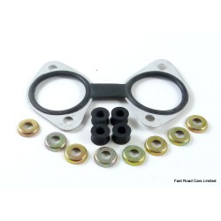 WEBER DCOE BONDED PLATE & MOUNTING RUBBERS & CUPS SINGLE CARB/CARBURETTOR