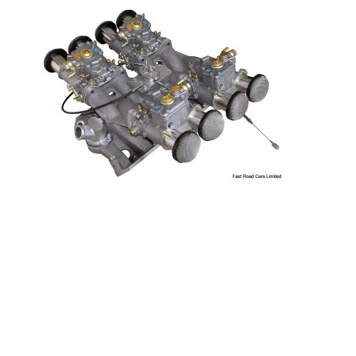 ROVER V8 3.5/3.9 GENUINE NEW WEBER 45 DCOE 152G x4 CARBURETTOR/MANIFOLD/LINKAGE