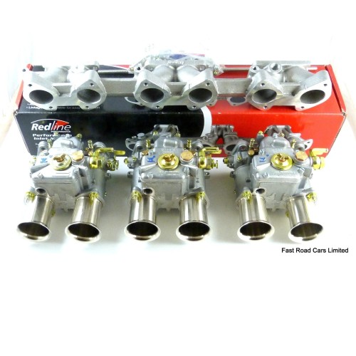 Austin Healey 3000 Weber 45 DCOE 152G x3  carburettor kit new & genuine assembled