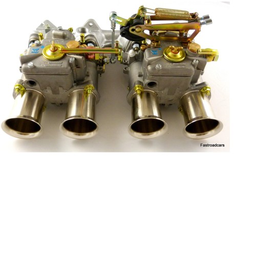 NEW GENUINE WEBER TWIN 45 DCOE CARBURETTOR KIT BMW 2002 ASSEMBLED