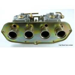 Fiat Strada/Ritmo Abarth 130 TC Weber 40 DCOE 145/146 nos genuine carburettors with rubber mounting plates