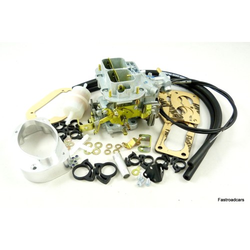 Ford 2.3 V6 Cologne Weber Carb Manual Choke With Air Filter Adaptor