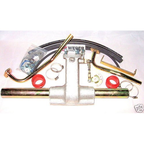 VW Air Cooled Beetle "Buggy" Redline Manifold & Linkage To Fit Weber 32/36 DFEV