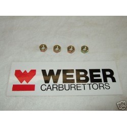 Weber 40-45 DCOE Carb Rampipe/Airhorn Stud Nuts - Set Of 4