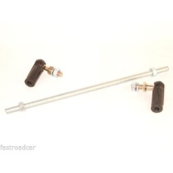 Throttle Linkage Rod 5mm & 2 x 8mm Plastic Ball Ends & Lock Nuts