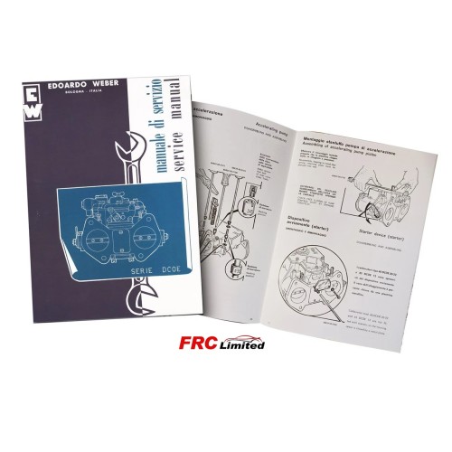 WEBER CARBURETTOR DCOE SERVICING MANUAL NEW