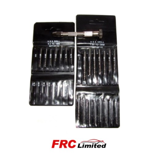 Weber Carb Jet Drill Set & Holder - 0.30mm to 2.0mm