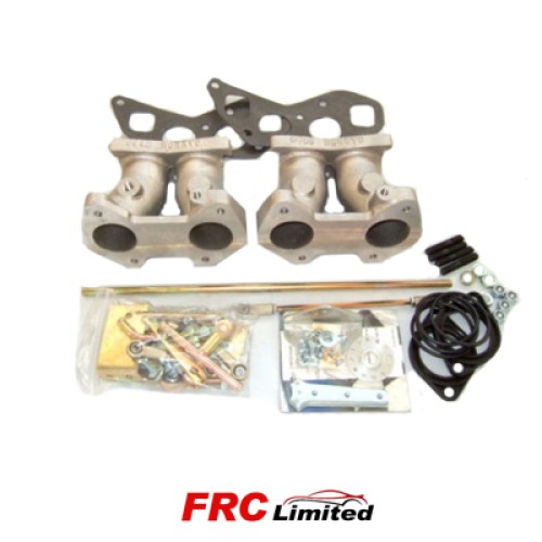 Triumph TR3- TR4 Inlet Manifold, Linkage & Fitting Kit - Weber 40/45 DCOE