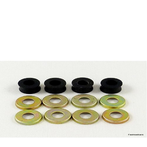 Weber DCOE Manifold Mounting Rubbers & Cups Misab for one pair carbs