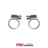 2 x Petrol Pipe Hose Clip Stainless Steel 