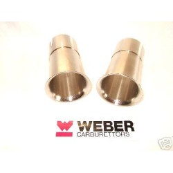 Weber 45 DCOE 60mm Rampipes Pair Factory Parts