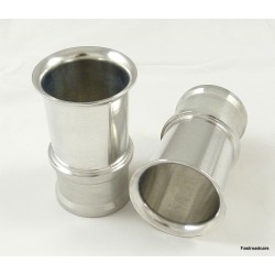 Weber 48 DCO/SP Alloy Rampipes/Airhorns Pair